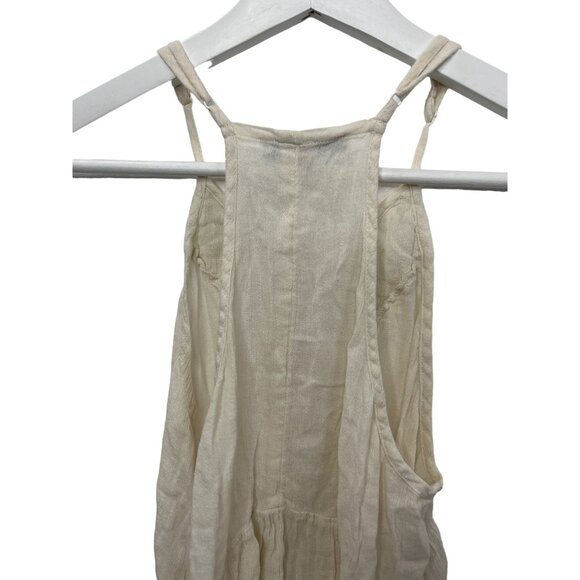 American Eagle XS Crochet Tank Top Cream Lace Boho Festival Summer - Picture 8 of 10